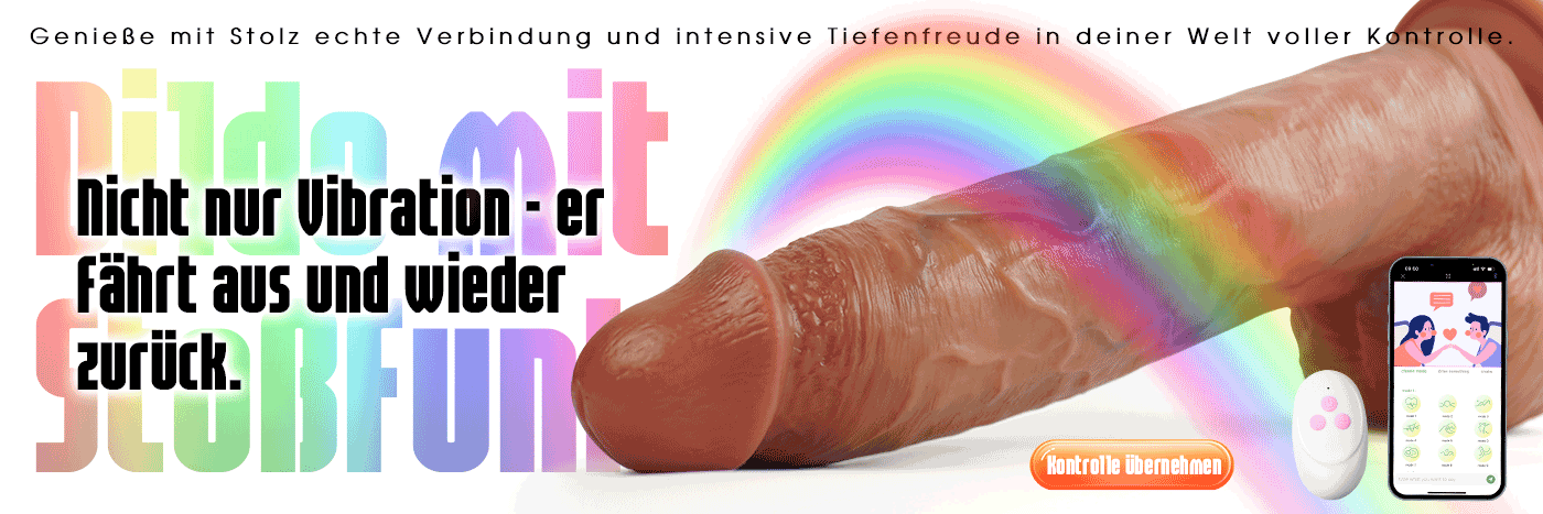 analdildo mit stoßfunktion