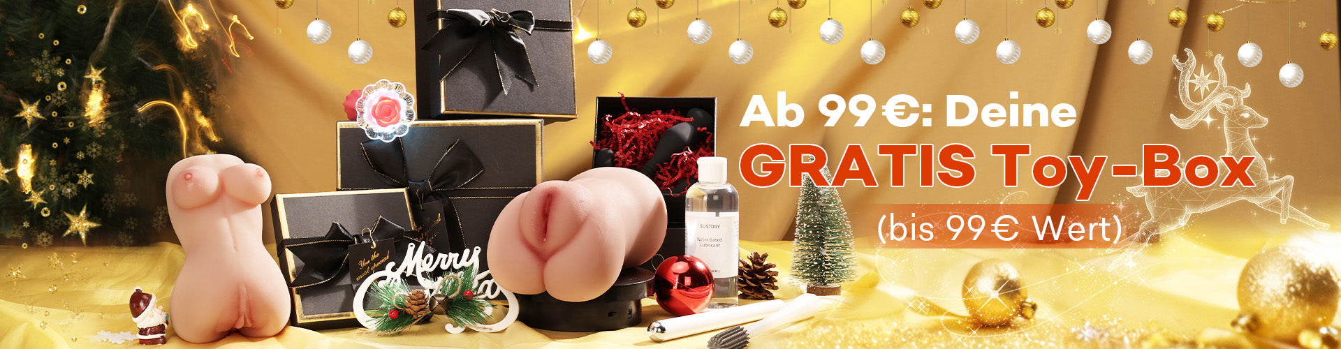 Weihnachten bei Xeoxhoney – Bis zu 65% Rabatt auf deine Lieblings-Sextoys!