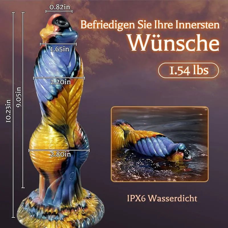 Big dildo mit Stoßfunktion aus realistischem Silikon - 6