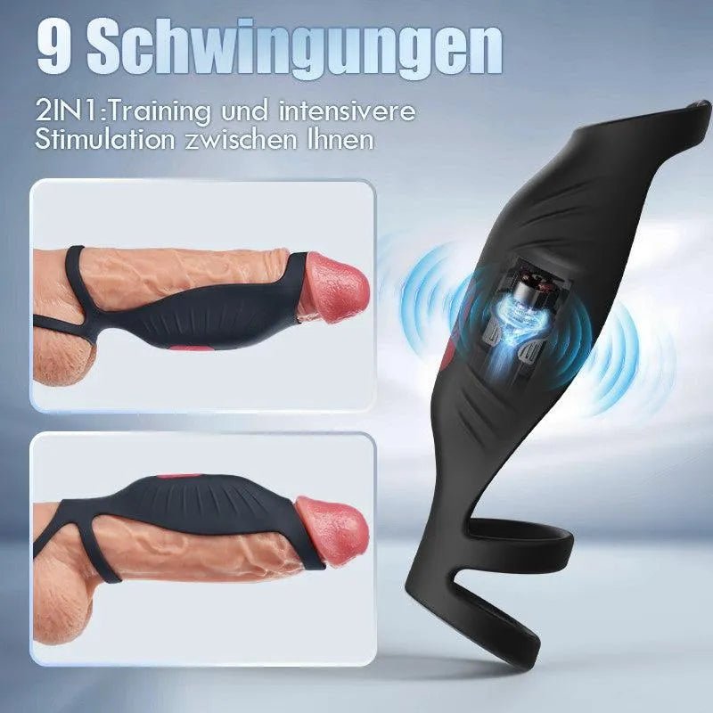 elektrischer strap on dildo,9 Vibrationsmodi Ejakulationsverzögerung - 4
