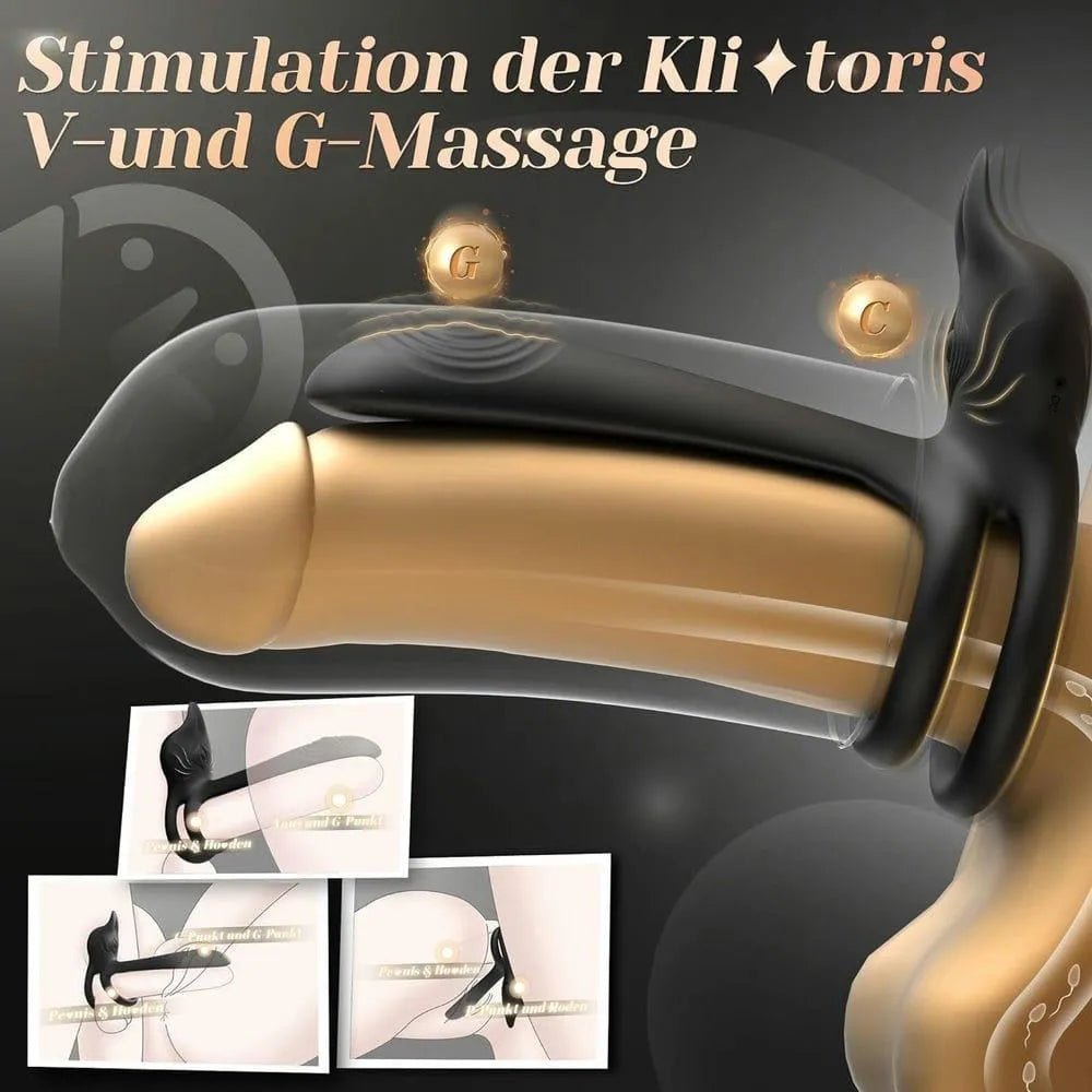 3in1 Vibrator Penisringe 10 Vibrationsmodi Dual - xeoxhoney-de