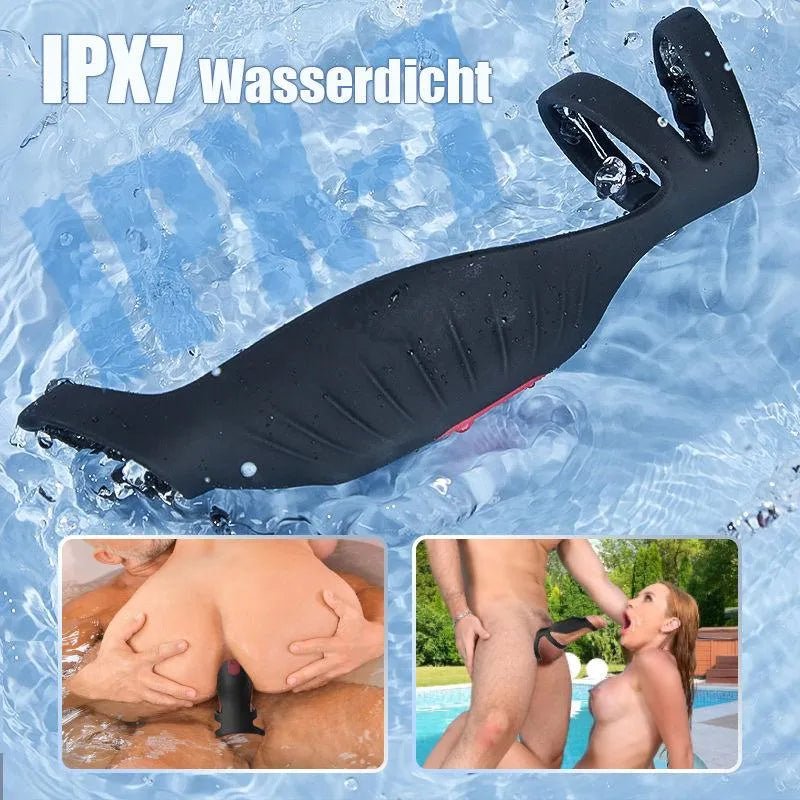 elektrischer strap on dildo,9 Vibrationsmodi Ejakulationsverzögerung - 7