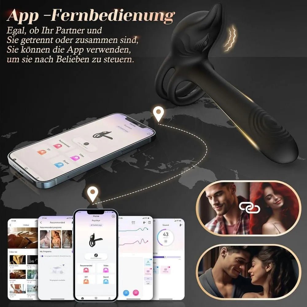 3in1 Vibrator Penisringe 10 Vibrationsmodi Dual - xeoxhoney-de
