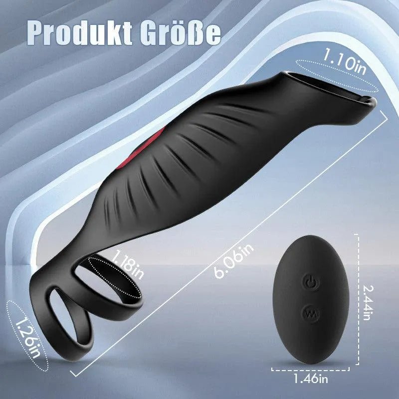elektrischer strap on dildo,9 Vibrationsmodi Ejakulationsverzögerung - 6
