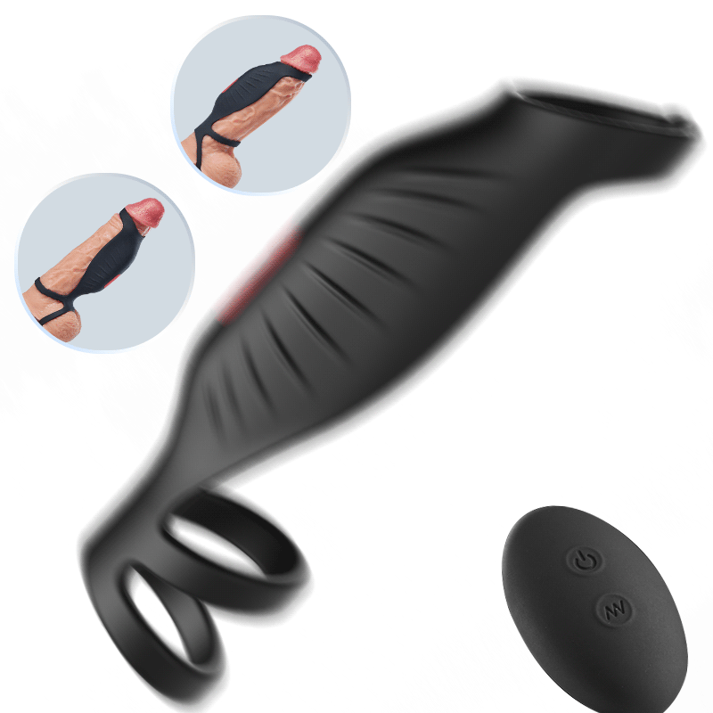 elektrischer strap on dildo,9 Vibrationsmodi Ejakulationsverzögerung - 1
