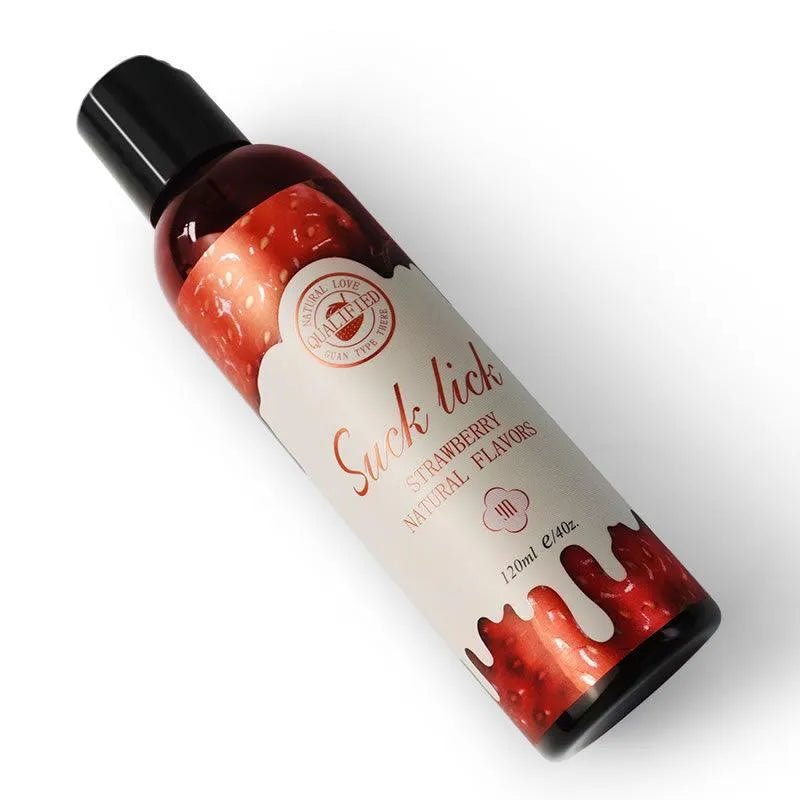 Erdbeergeschmack Natürliches Gleitmittel, 120ml - 3