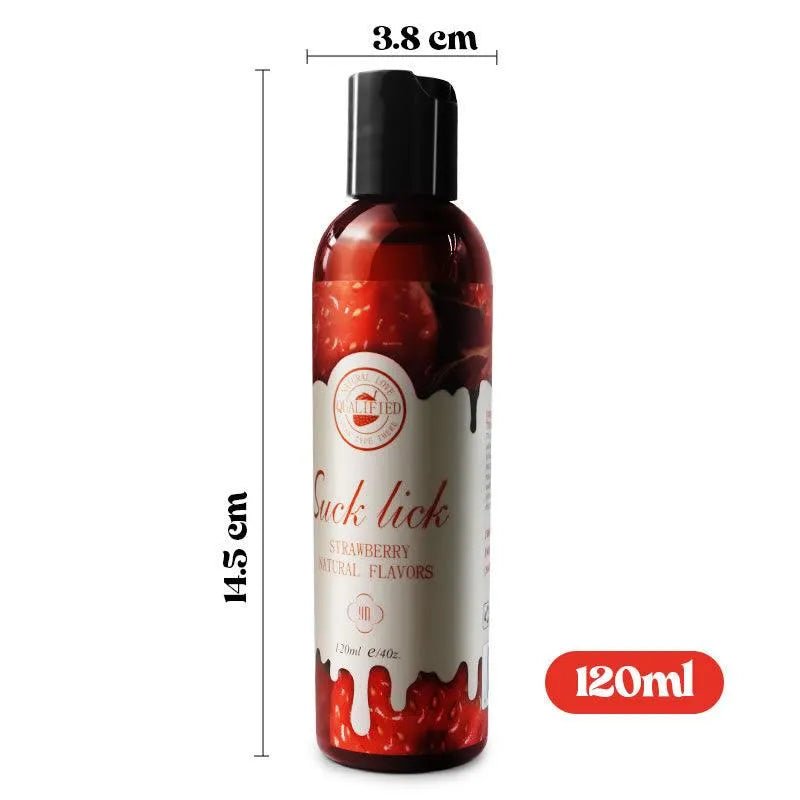 Erdbeergeschmack Natürliches Gleitmittel, 120ml - 5