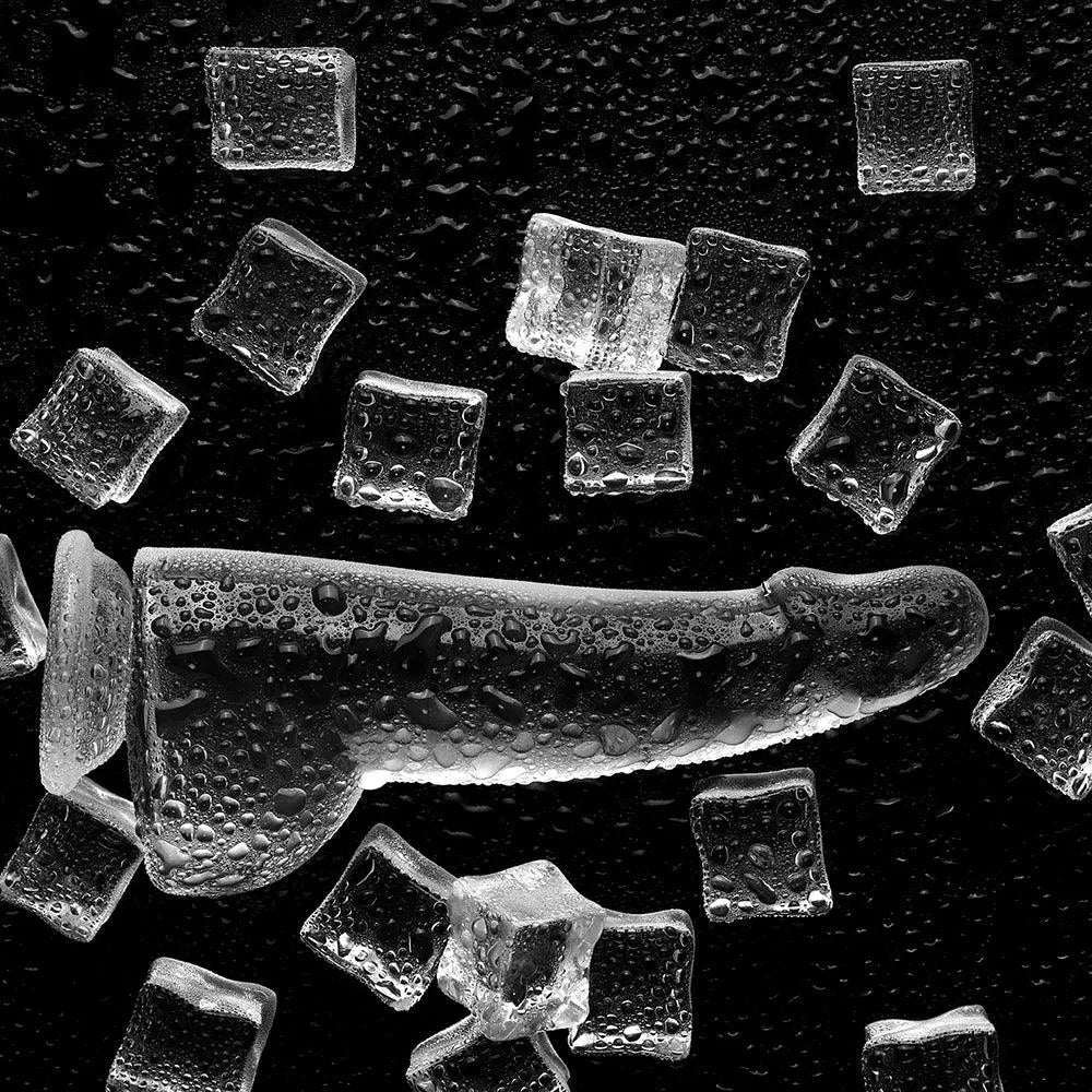 Durchsichtiger Dildo mit prominentem Eichelkranz - 4