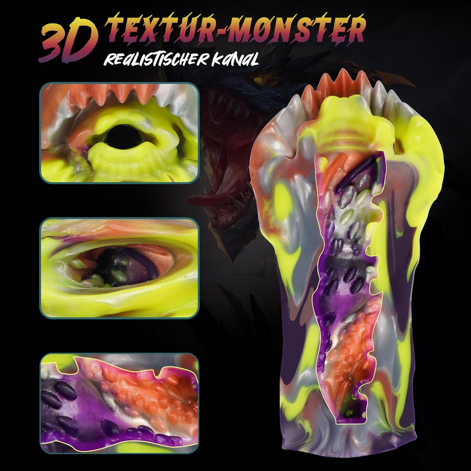 Monstermäßig Taschenmuschi Silikon - Masturbator - 9