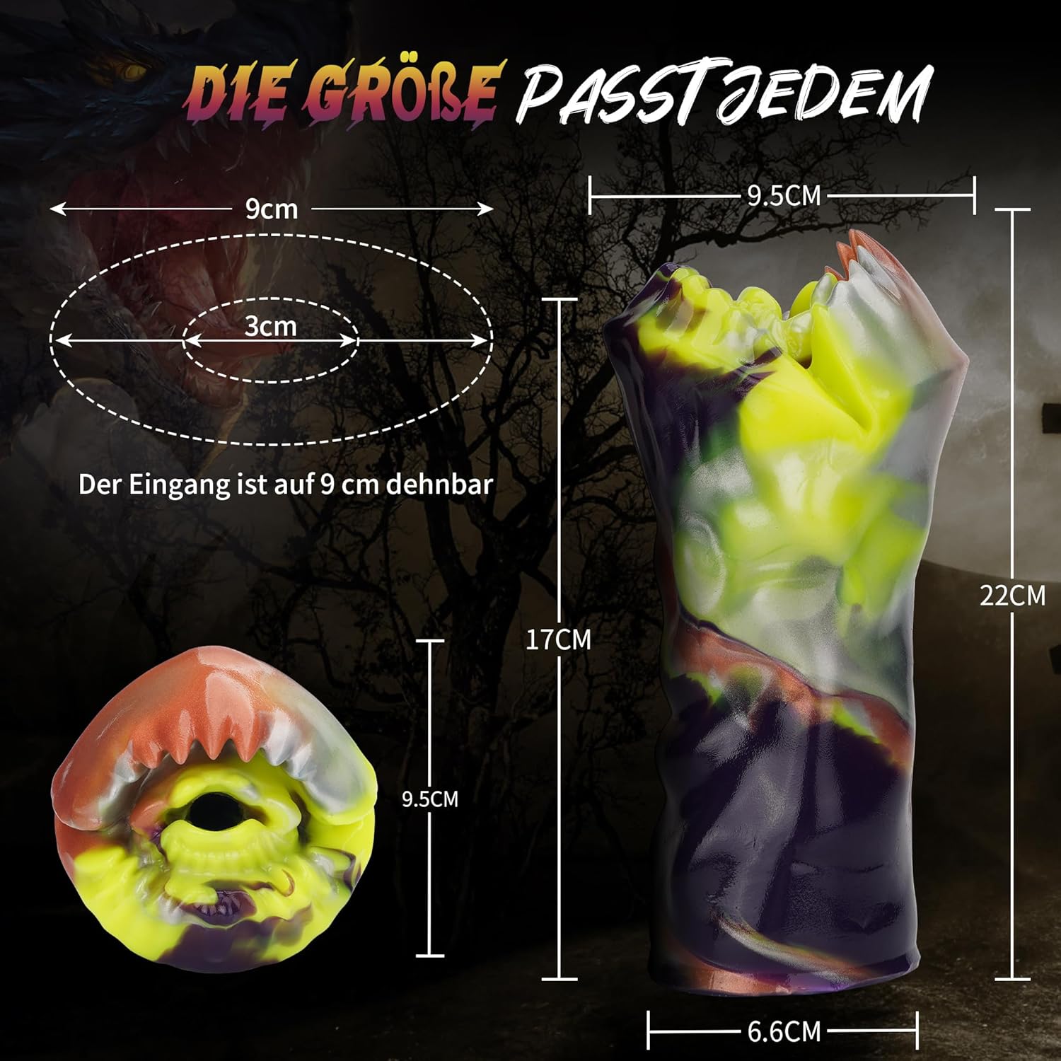 Monstermäßig Taschenmuschi Silikon - Masturbator - 13