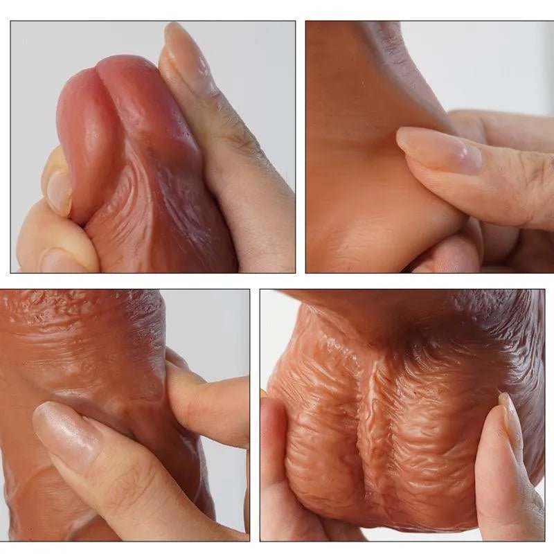 Titan Realistischer Dildo Groß XXL mit stoßfunktion 26,7cm - 9