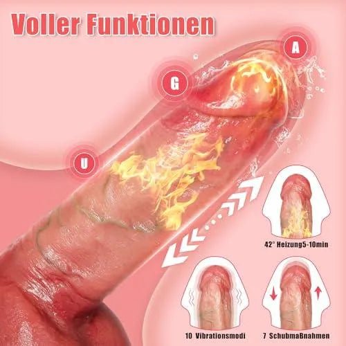 Extrem flexibler und realistischer Dildo 22cm - 2