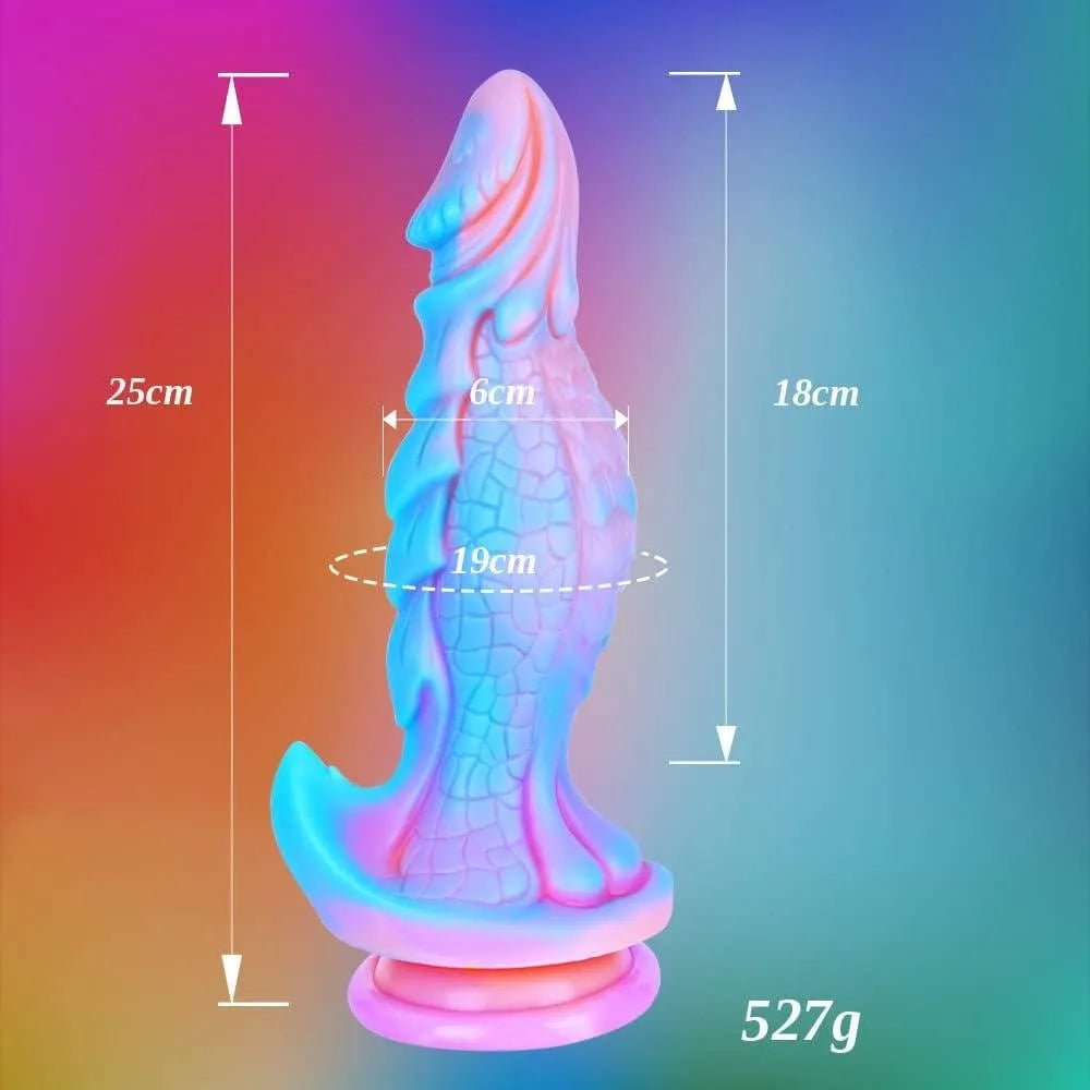 Sam Huge Monster Animal Dragon Prostata Anal Dildo Porn Man, 25cm - 4