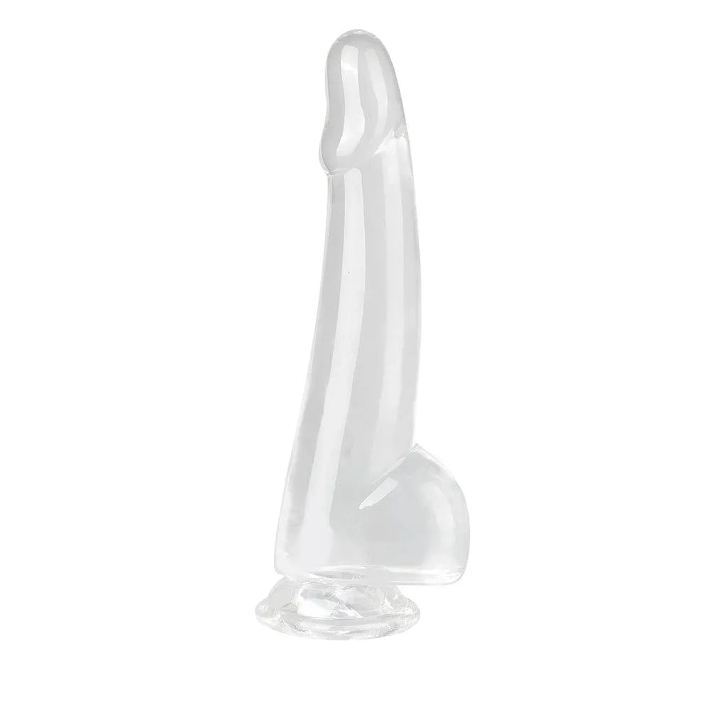 Durchsichtiger Dildo mit prominentem Eichelkranz - 1