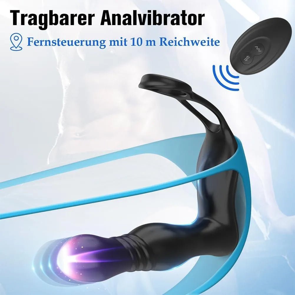 Vibrierender Analkugel Deep Space 10 Vibrationen - 8