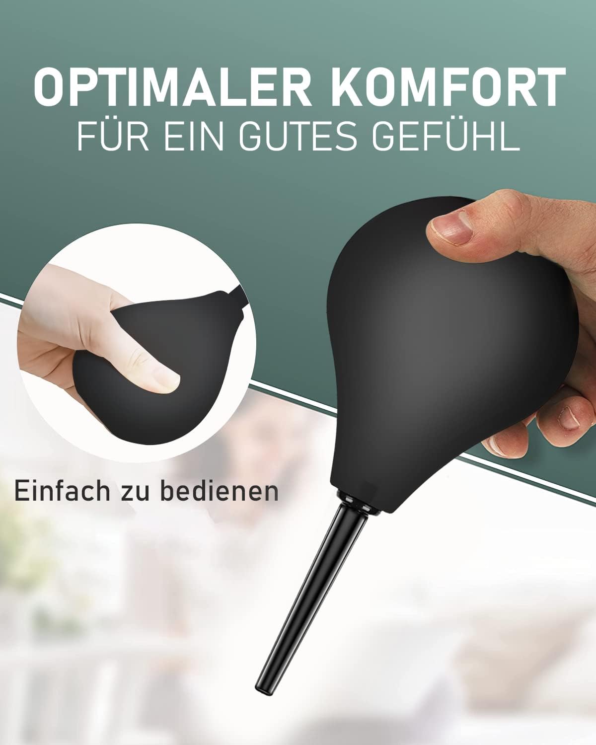 Analdusche 224 ml - Enema - Set für Männer & Frauen - 3