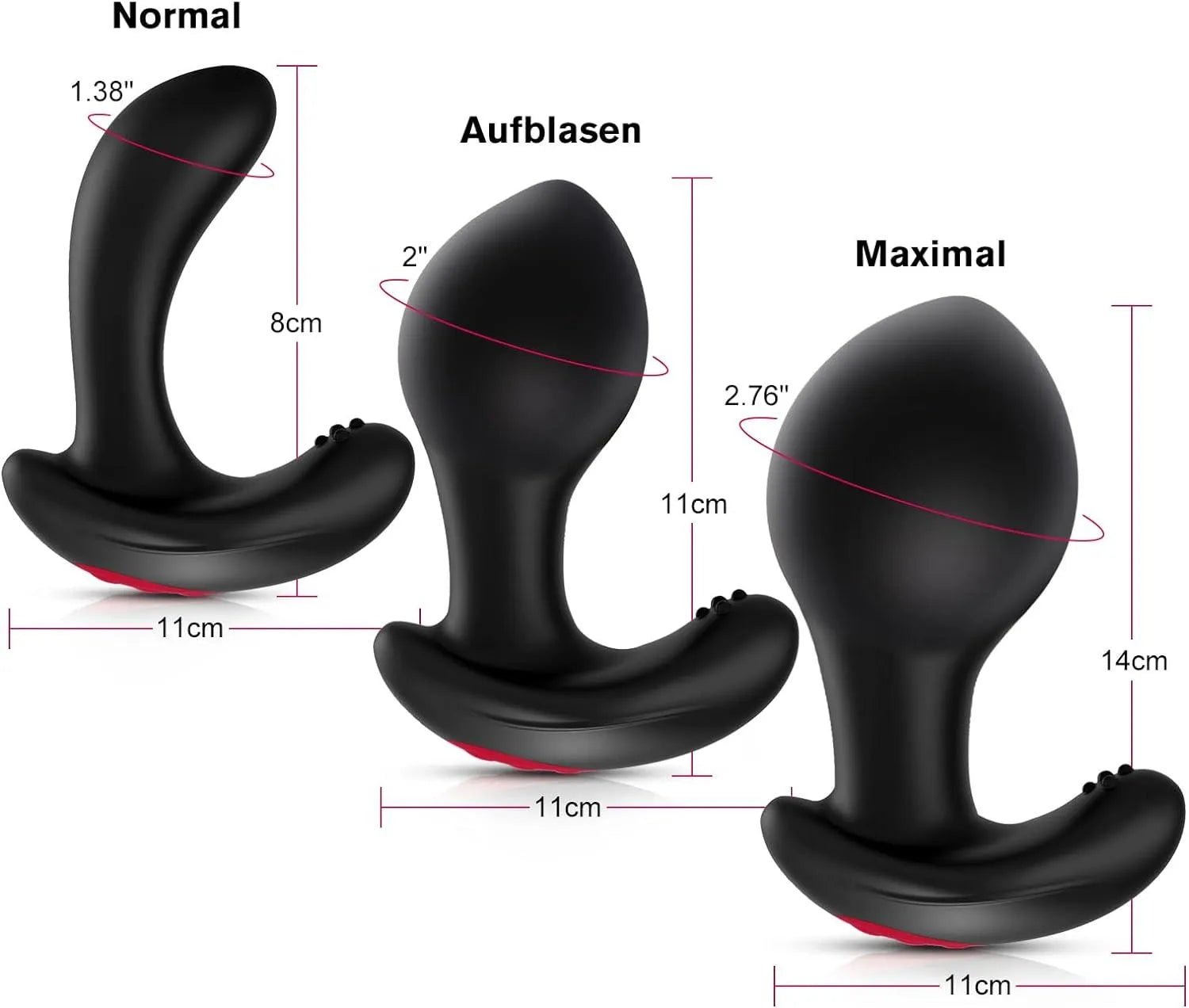 Prostata Stimulator Aufblasbarer Analvibrator - 7
