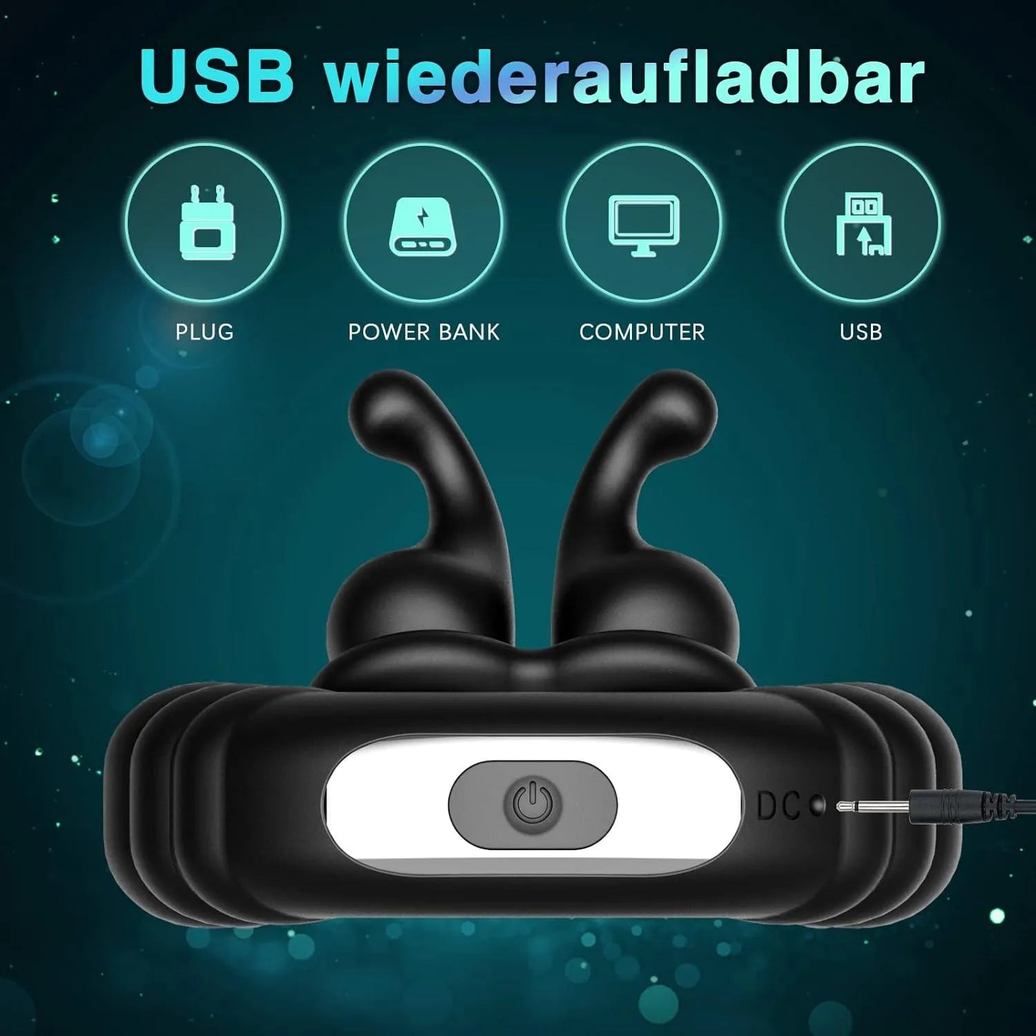 Penisring Vibrator C - förmigen designs - 7