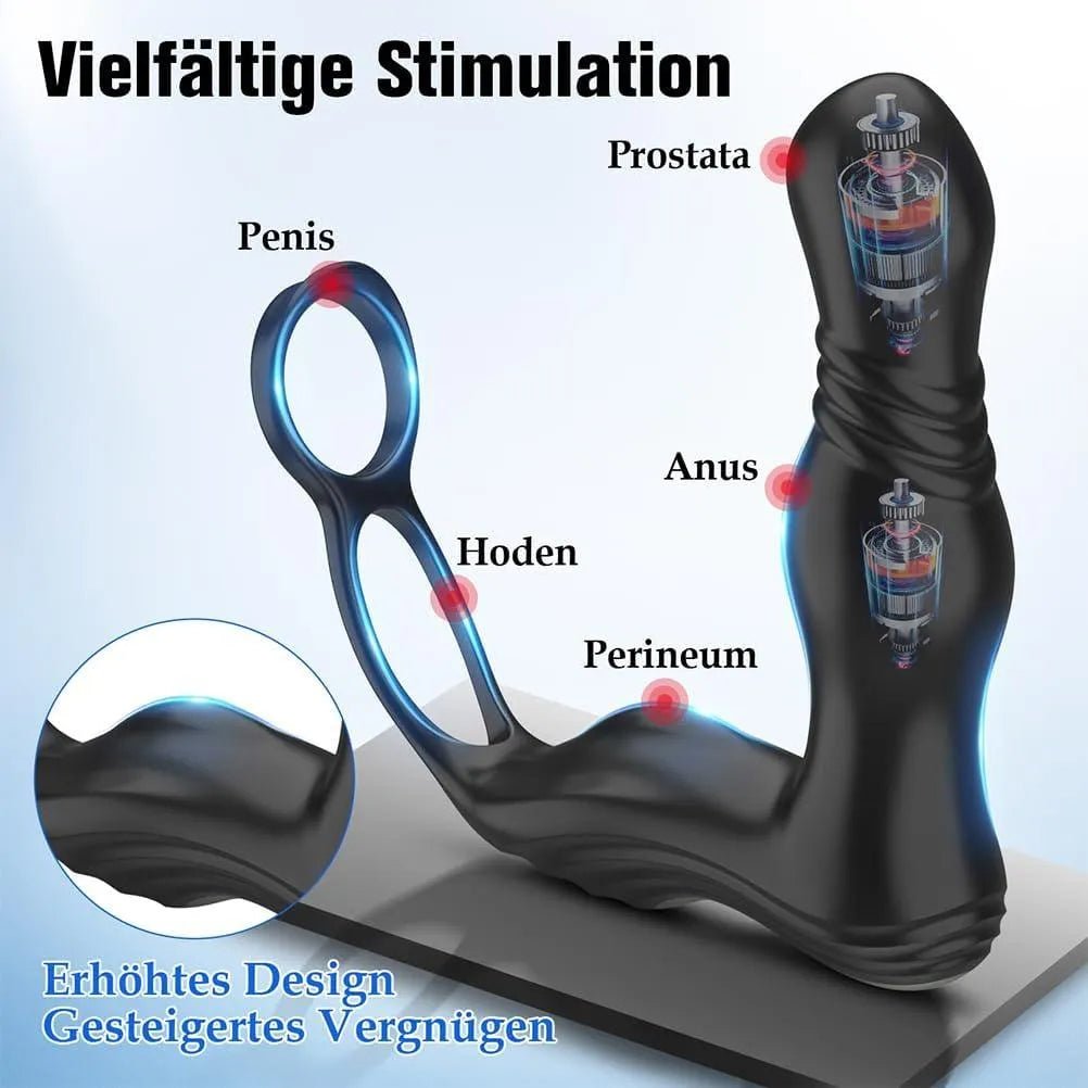Vibrierender Analkugel Deep Space 10 Vibrationen - 3