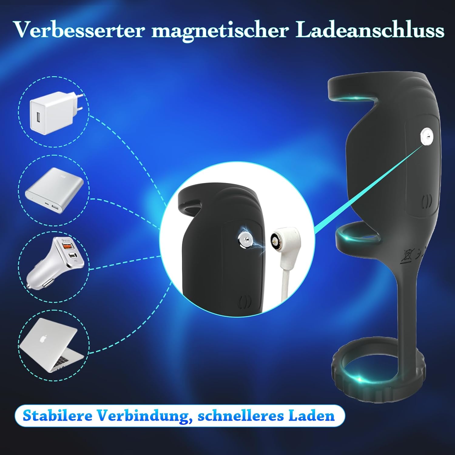 Penisringe Vibrator für Penis für Paare - 7