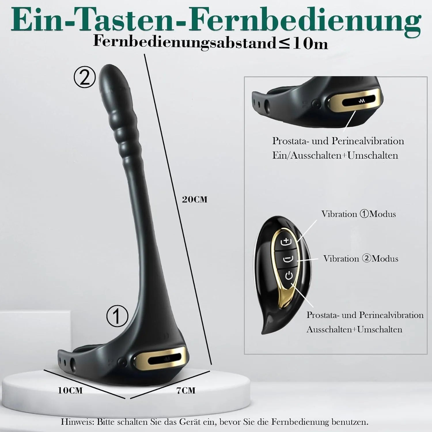 Penisring Analvibratoren Prostata Stimulation Männer - 6