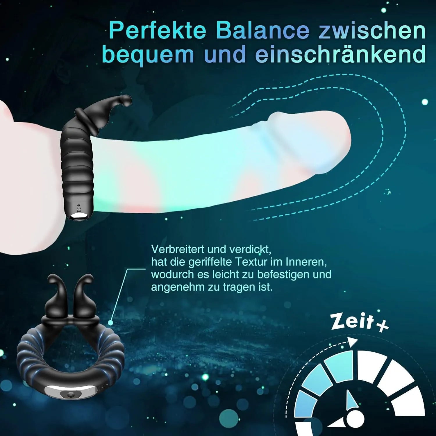 Penisring Vibrator C - förmigen designs - 2
