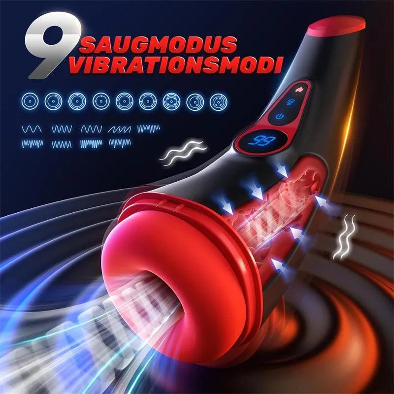 Deep Throat Elektrischer Masturbator Saug Cup - 3