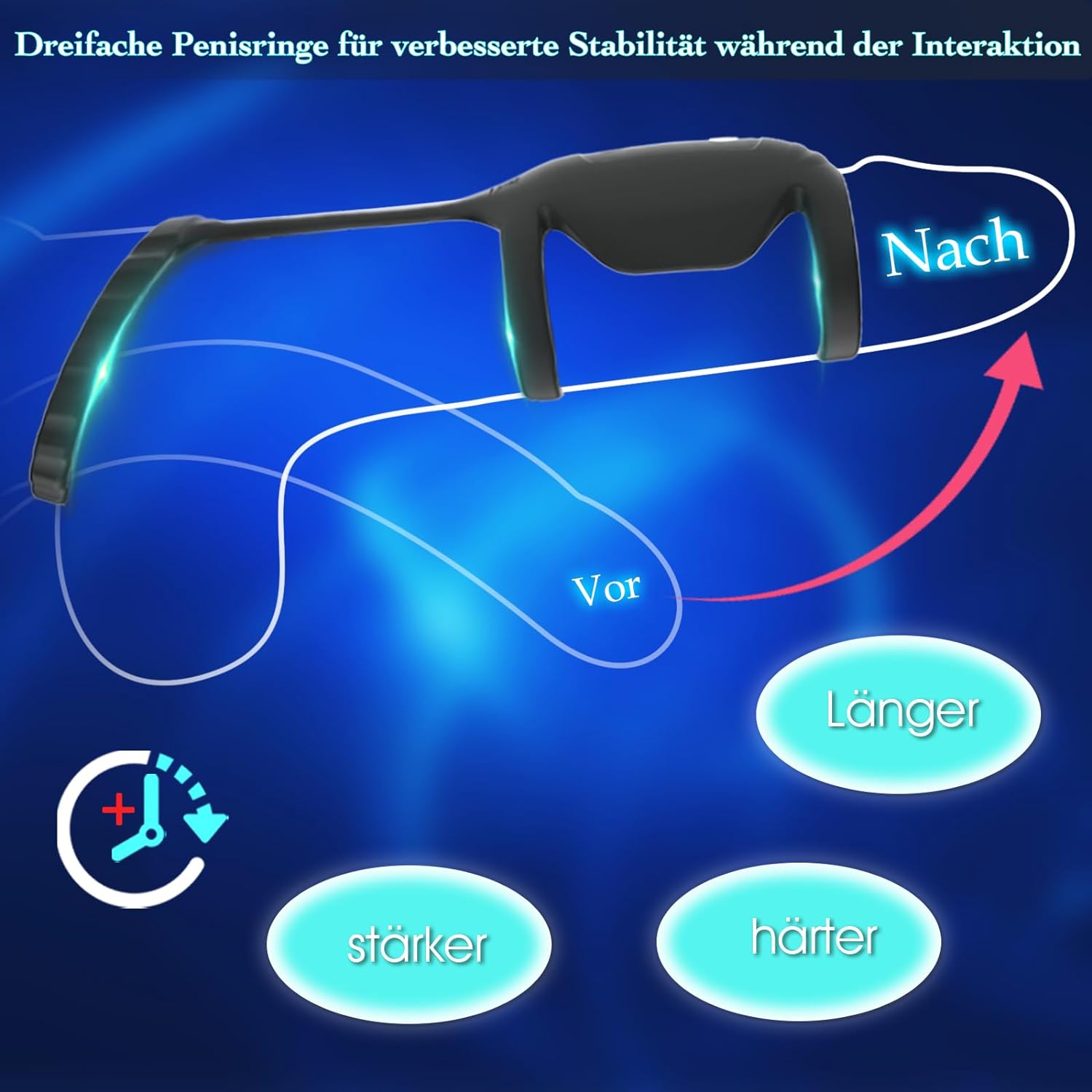 Penisringe Vibrator für Penis für Paare - 4