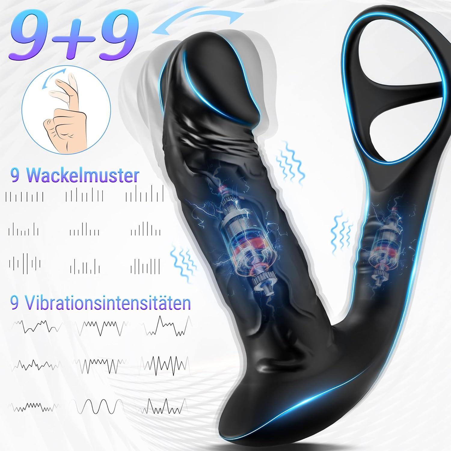Prostata Analvibratoren dildo für Männer - 1