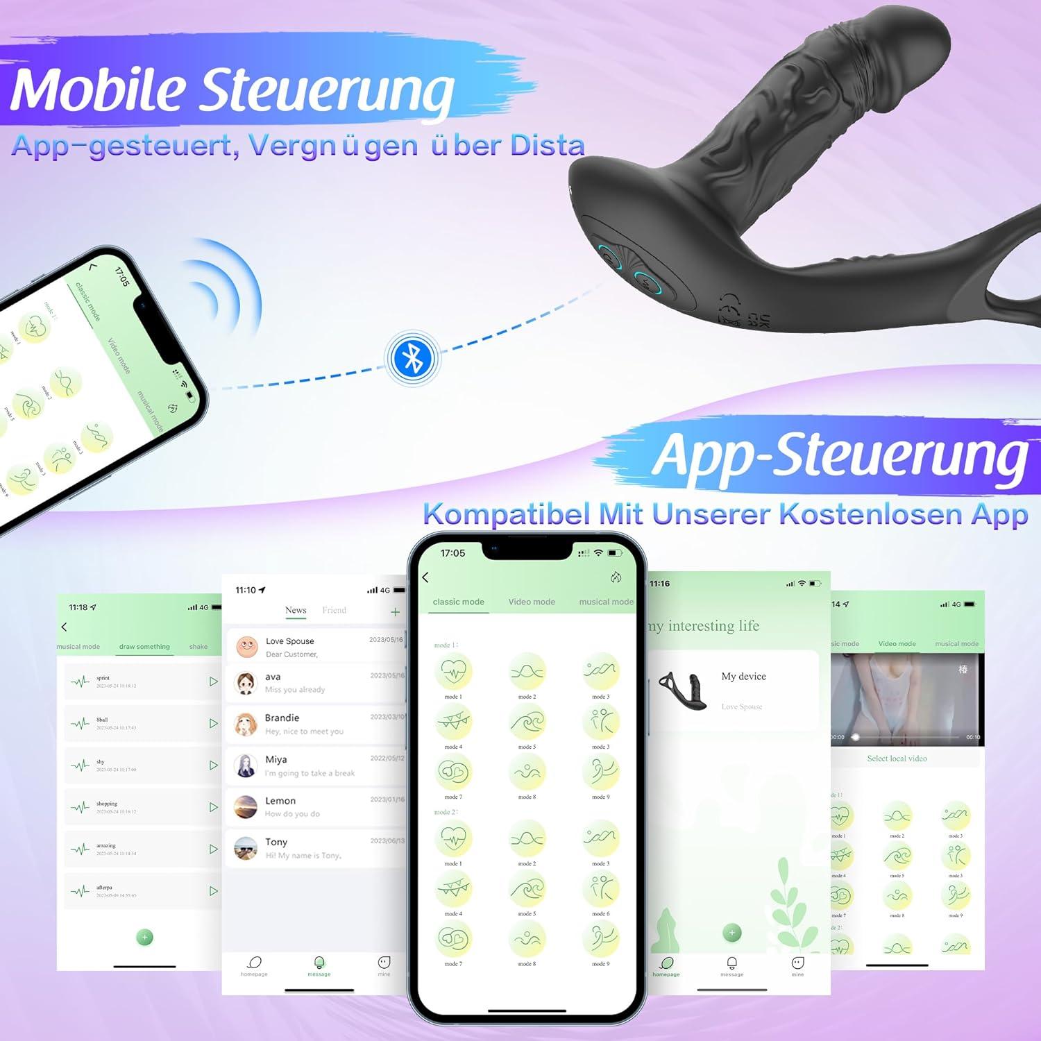 Prostata Analvibratoren dildo für Männer - 4