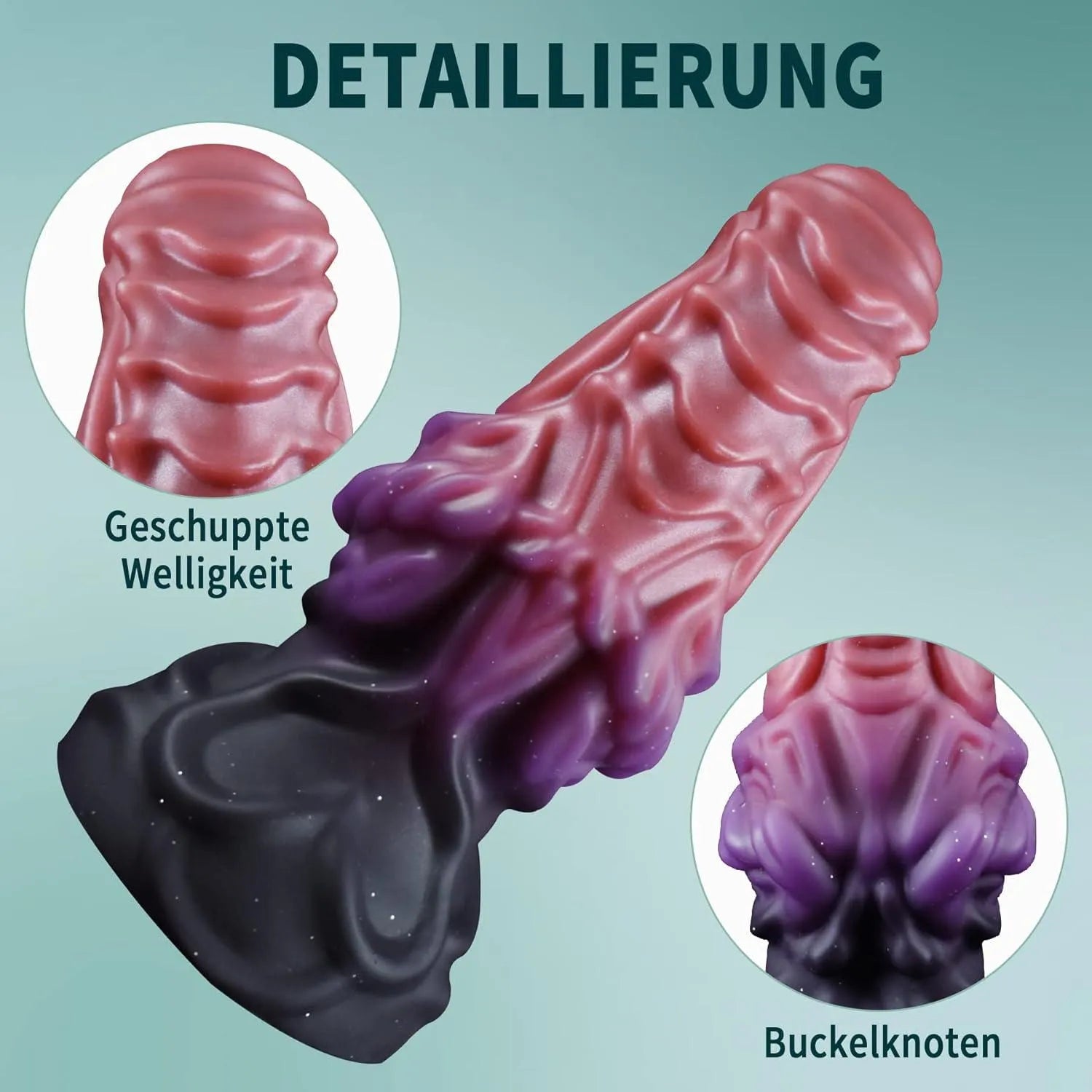 Gus Huge Monster Animal Tentakel Prostata Anal Dildo King Porn Man, Kaliber 7cm - 2
