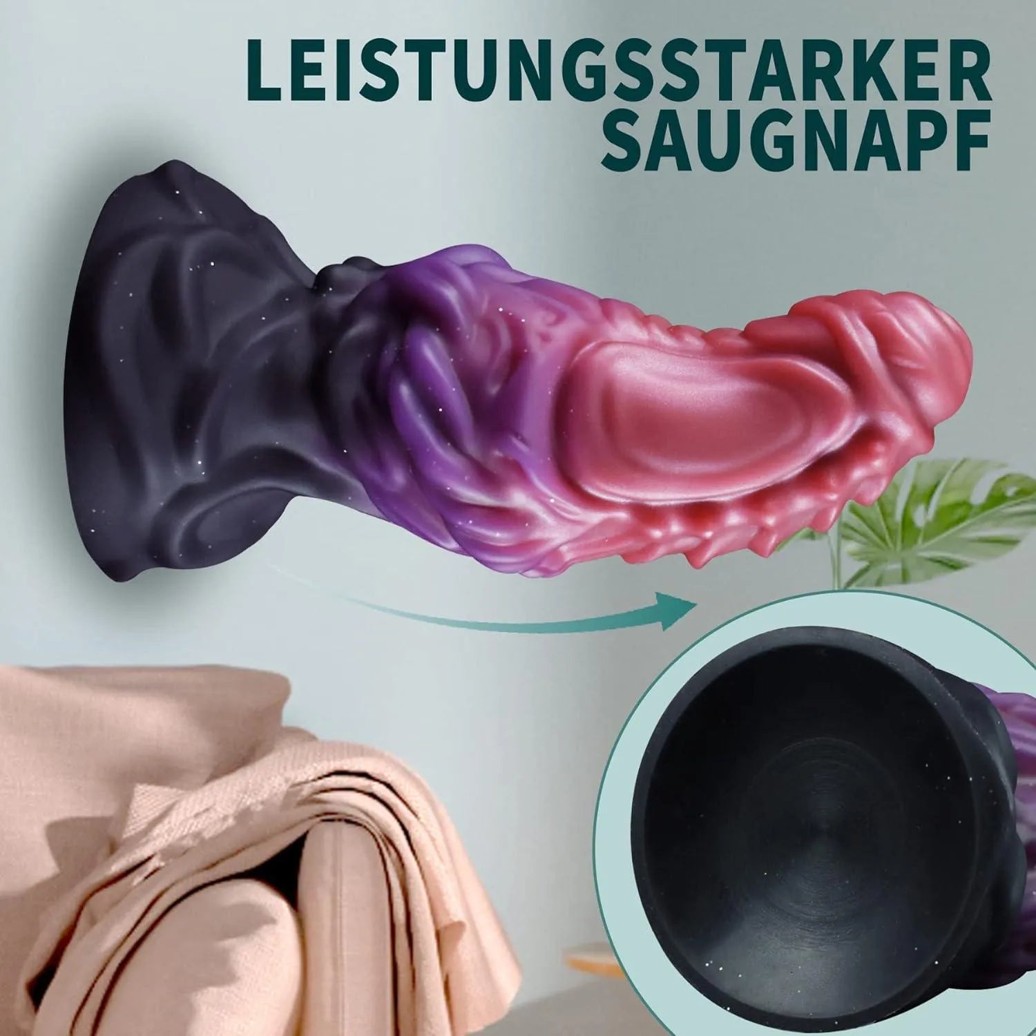 Gus Huge Monster Animal Tentakel Prostata Anal Dildo King Porn Man, Kaliber 7cm - 5