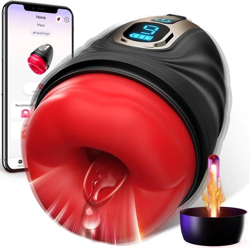 Penistrainer App-steuerung mit Heizstab Elektrischer Masturbator Penistrainer App-steuerung mit Heizstab Elektrischer Masturbator