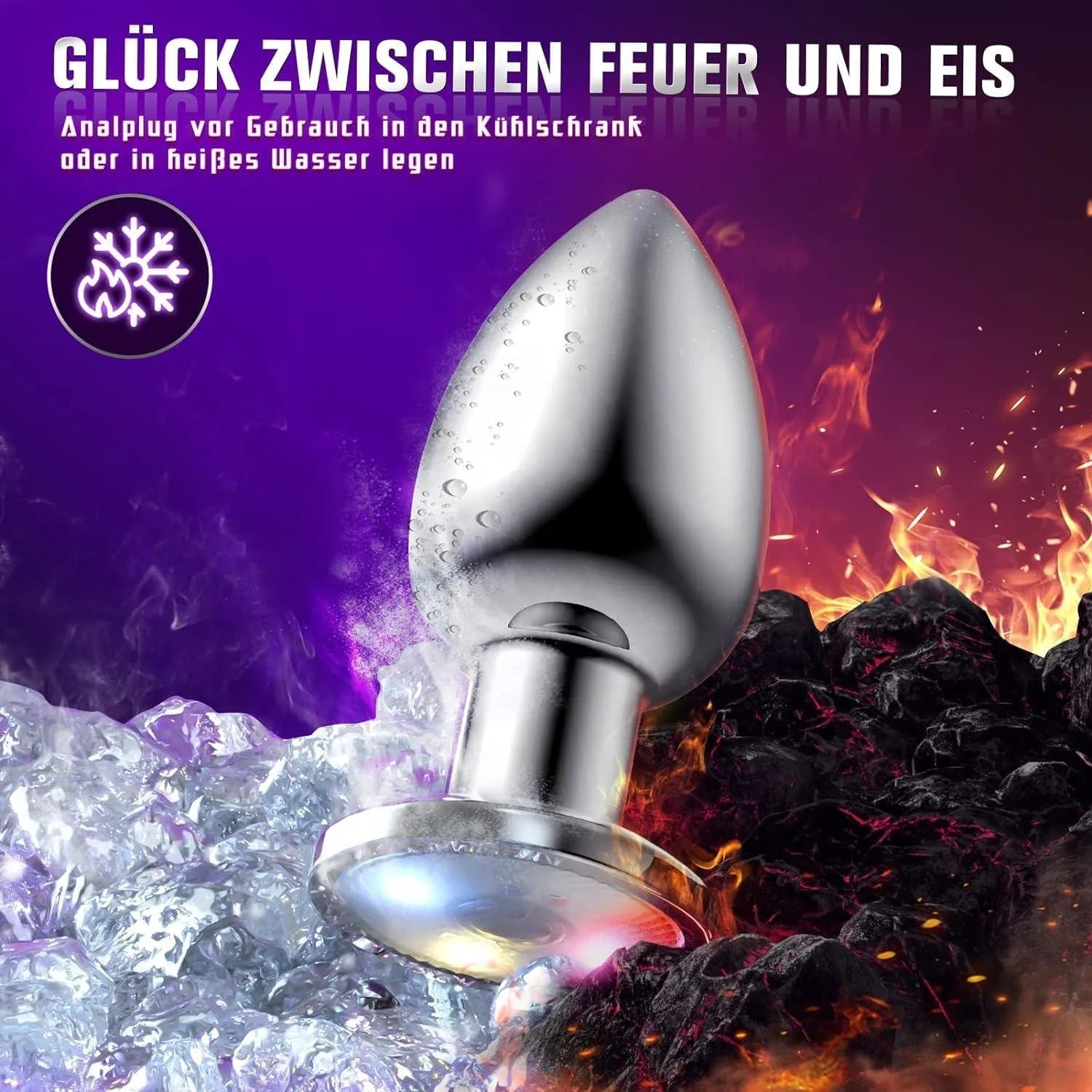 Vibrierenden plug anal mit 9 vibrationsmodi Ailber - 6