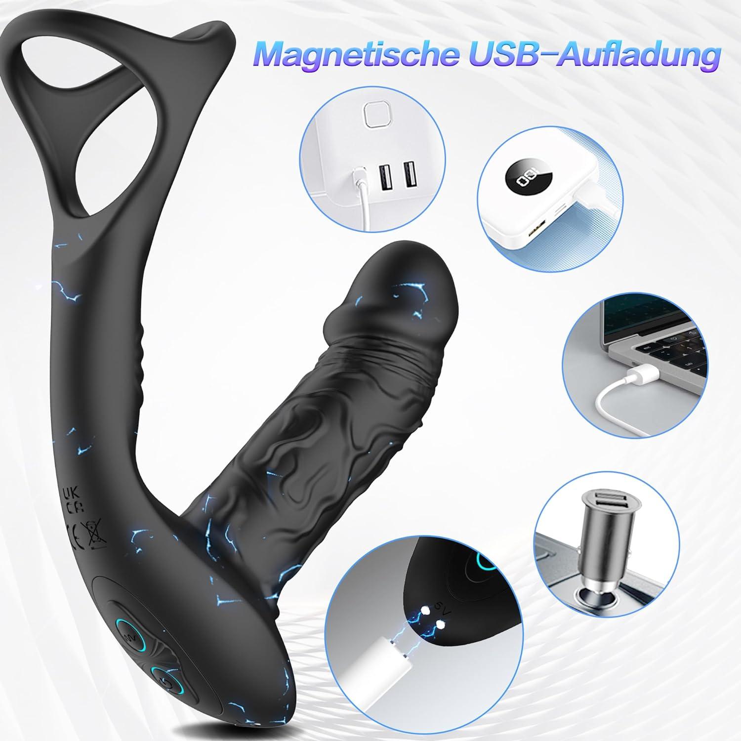 Prostata Analvibratoren dildo für Männer - 3