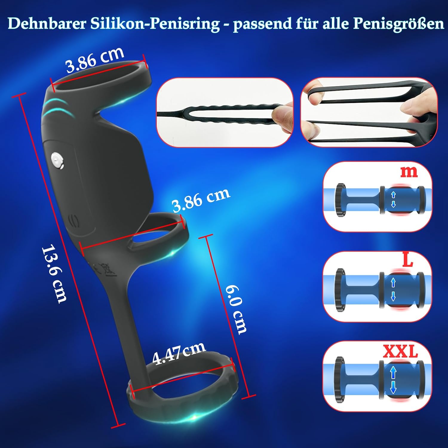 Penisringe Vibrator für Penis für Paare - 6