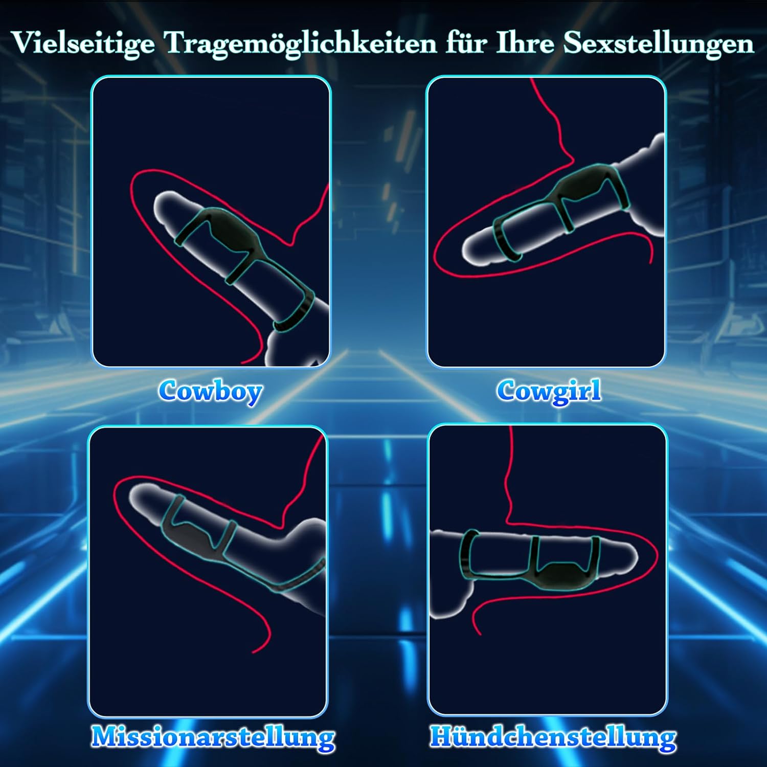 Penisringe Vibrator für Penis für Paare - 5