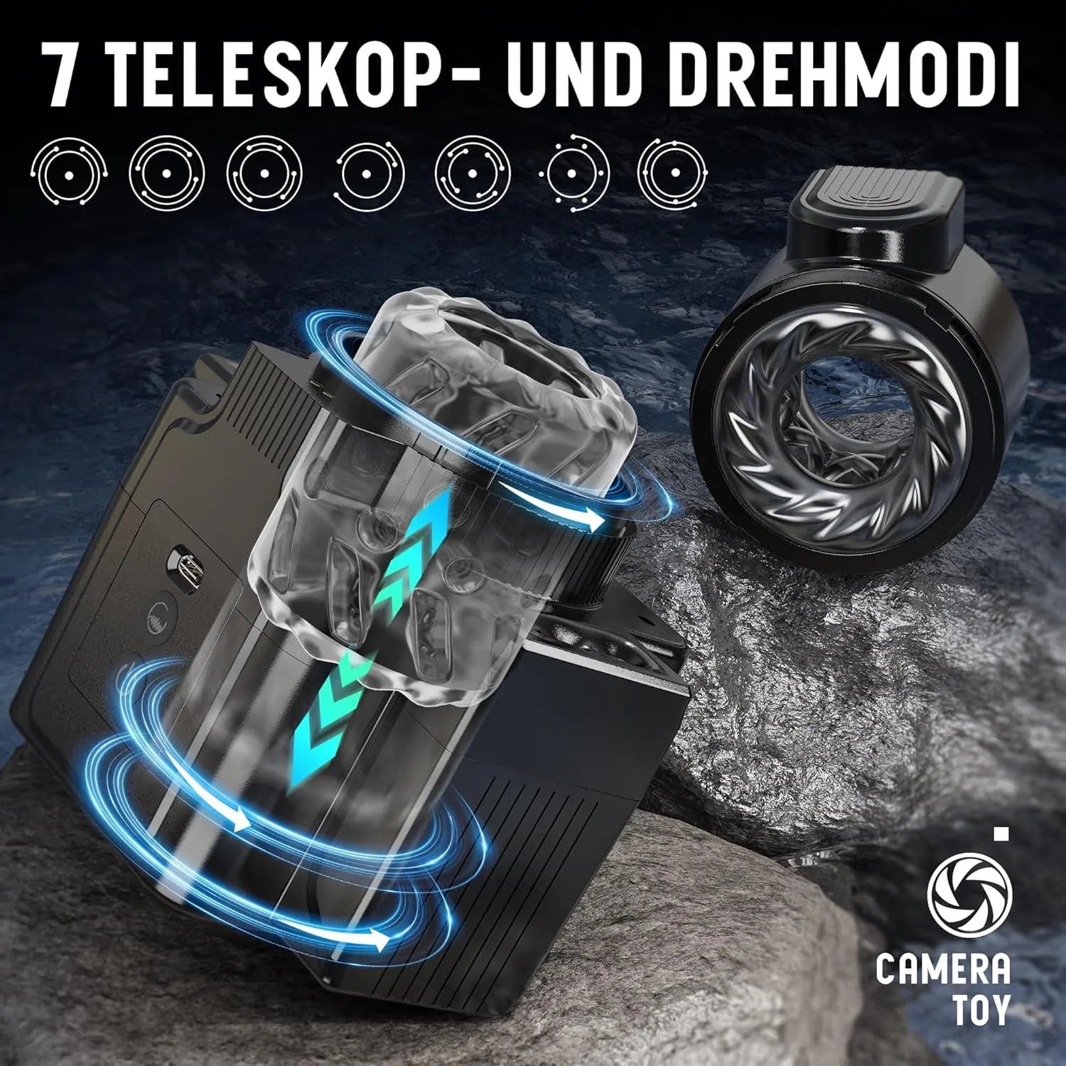 Masturbieren für Männer mit 7 Teleskop - 3