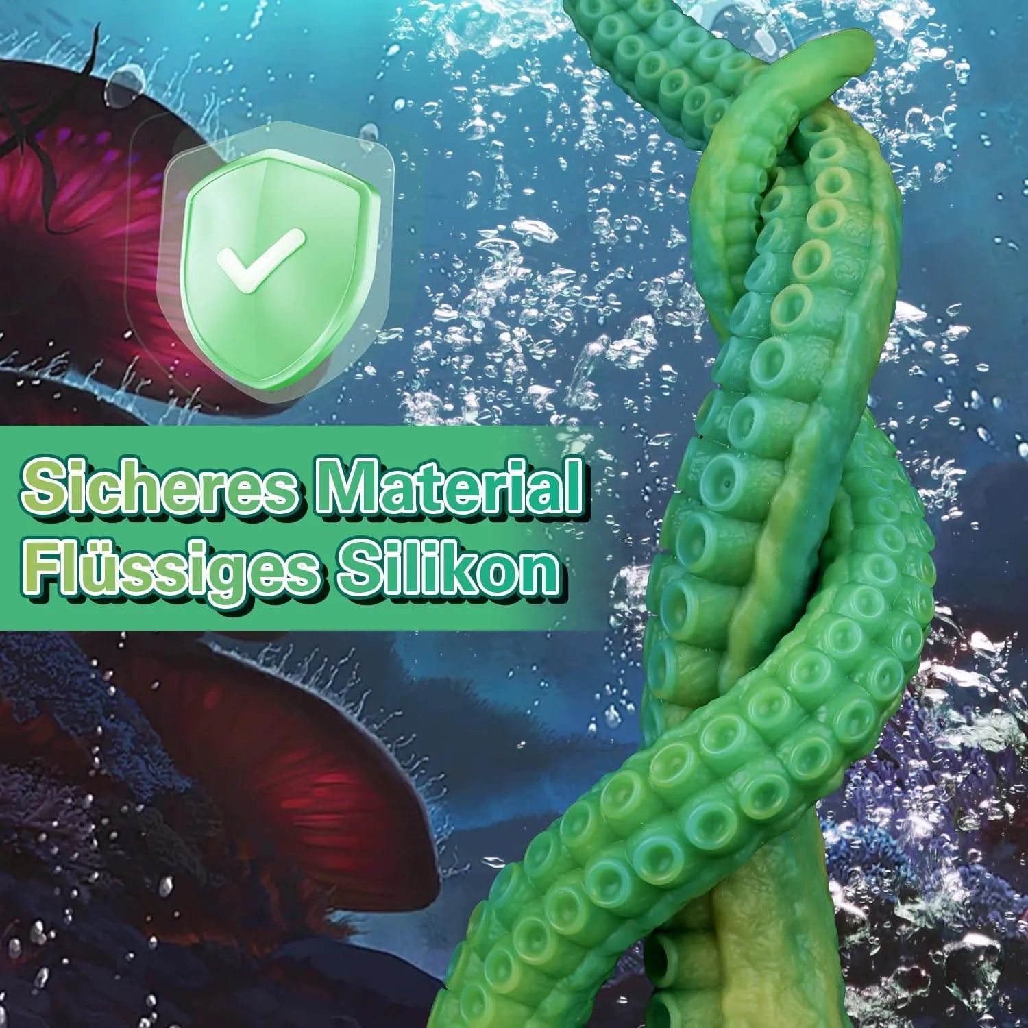 Oktopus - dildo mit saugnapf tentacle anal dildo groß - 3