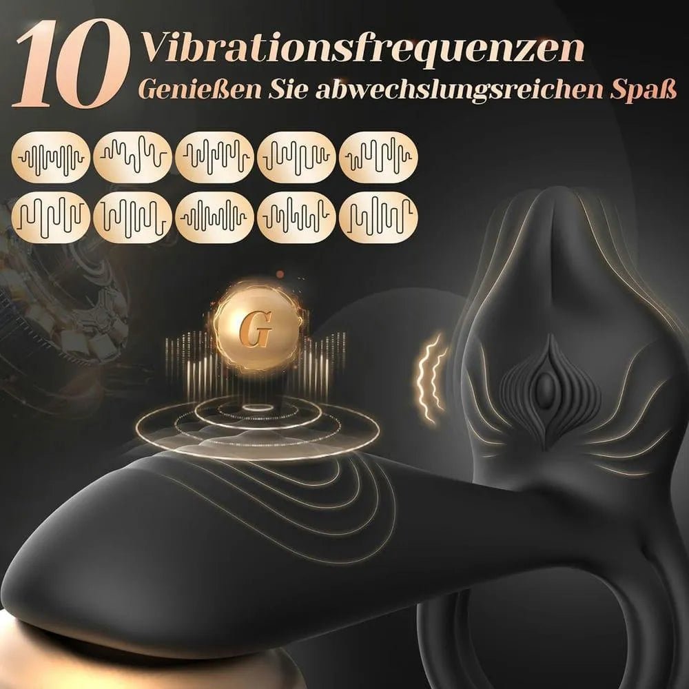 3in1 Vibrator Penisringe 10 Vibrationsmodi Dual - xeoxhoney-de