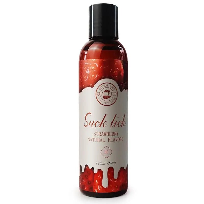 Erdbeergeschmack Natürliches Gleitmittel, 120ml - 2