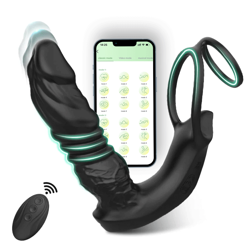 Prostata Vibrator fr Anal massager mit 9 Vibrations- und Stofunktion Prostata Vibrator fr Anal massager mit 9 Vibrations- und Stofunktion