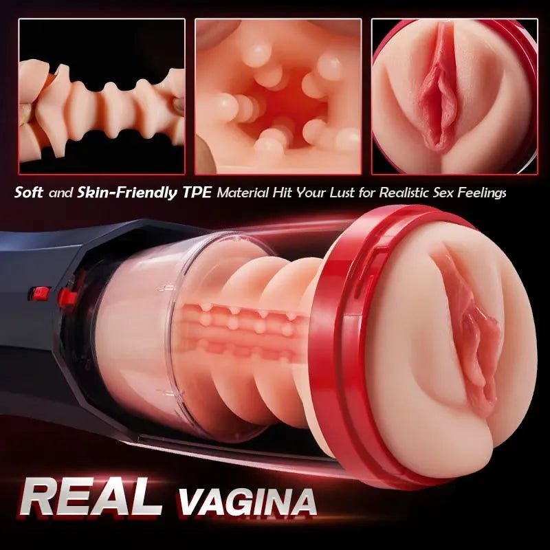Bester Automatischer Masturbator Cup Männer Porn,Vibration Rückzug - 4
