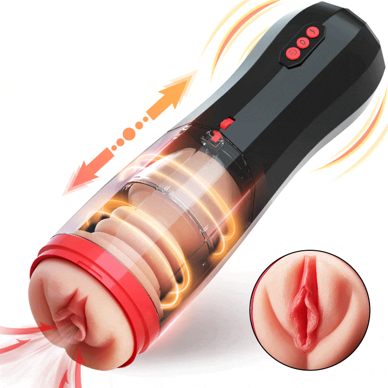 Bester Automatischer Masturbator Cup Männer Porn,Vibration Rückzug - 1