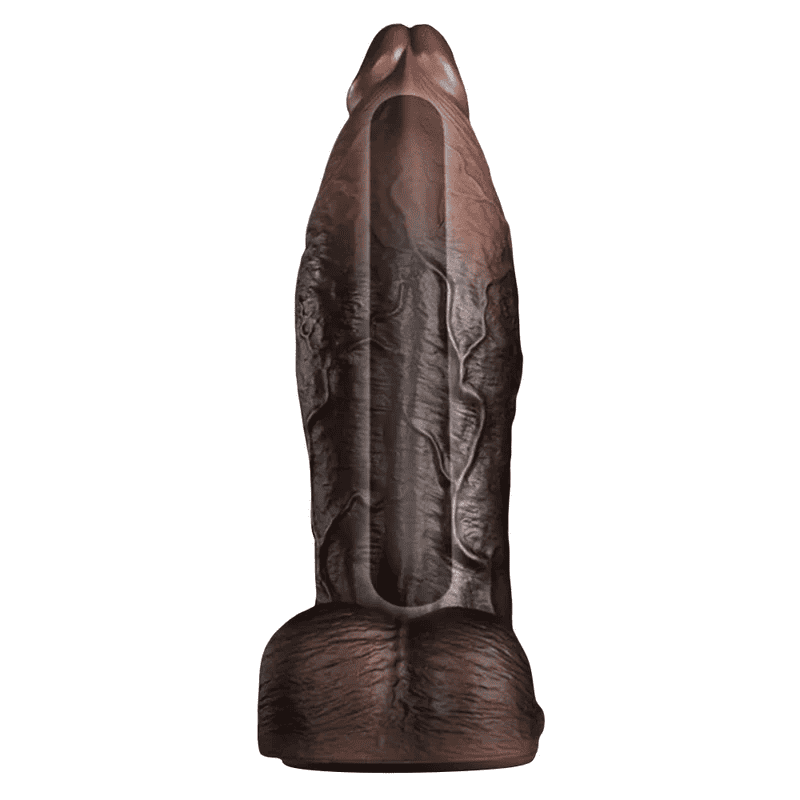 Großer Dildo mit ausgeprägter Eichel und realistischer Venenstruktur