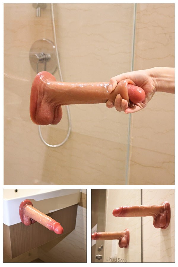 Dildo mit starkem Saugfuß