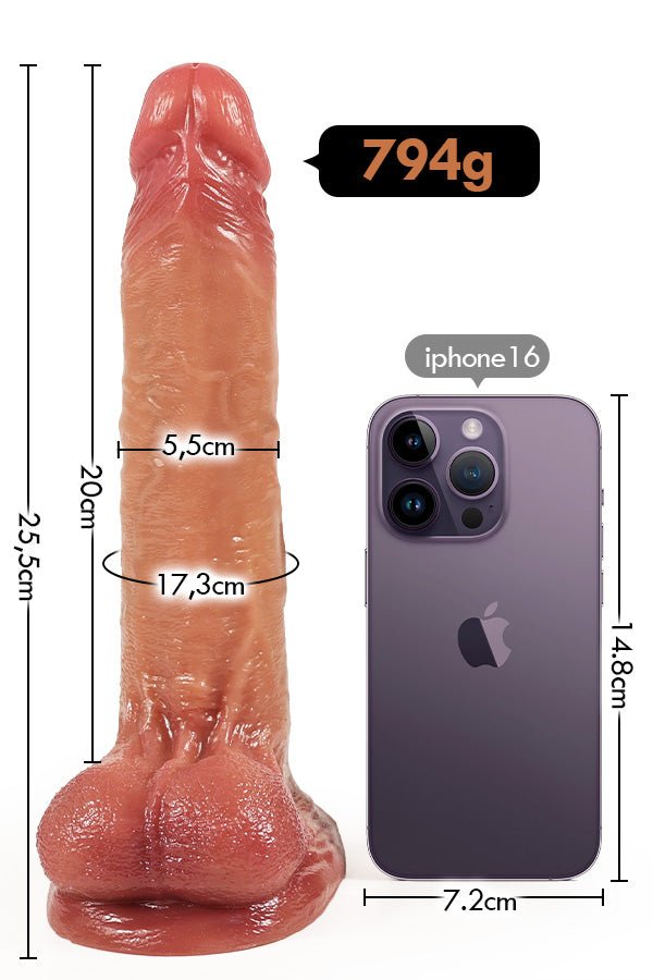 Maße des Dildos