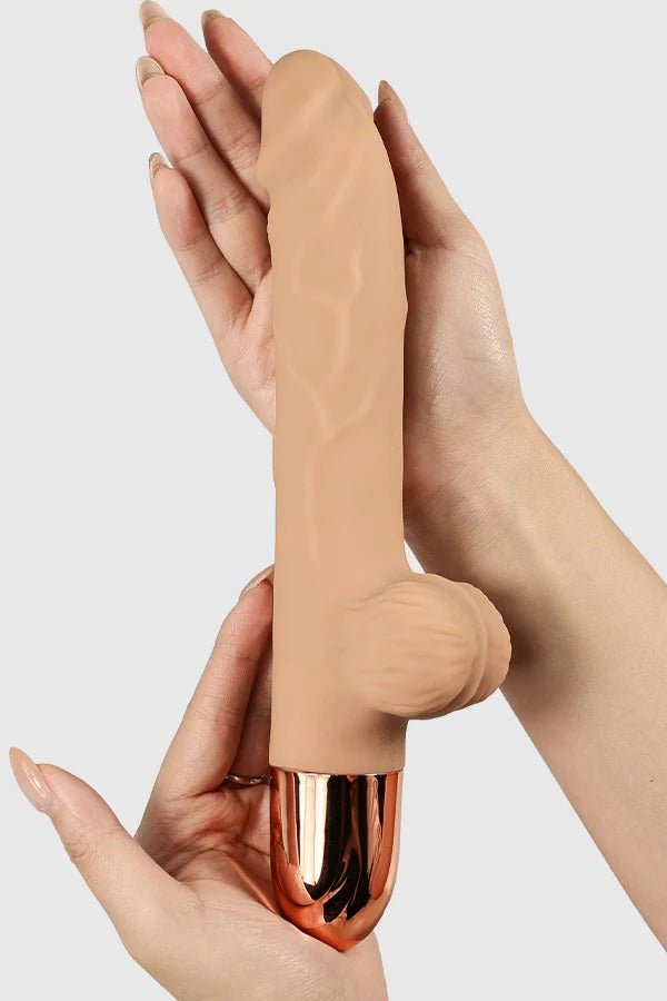 Ein Dildo, der gut in der Hand liegt.