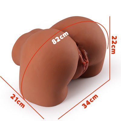 Maße des realistischen Masturbators