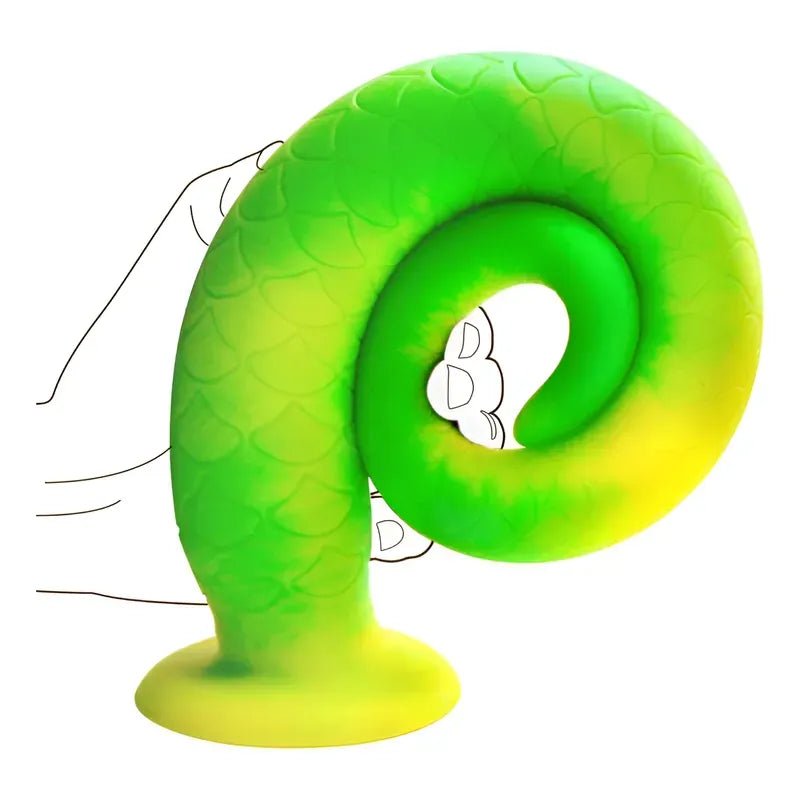 Der Tentacle Dildo liegt perfekt in der Hand.